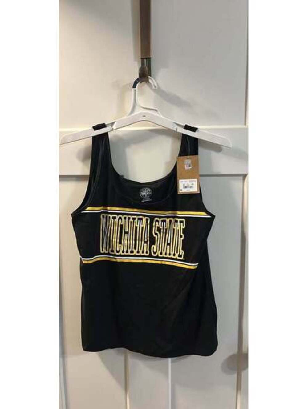 Wichita State university black tank top women’s size large